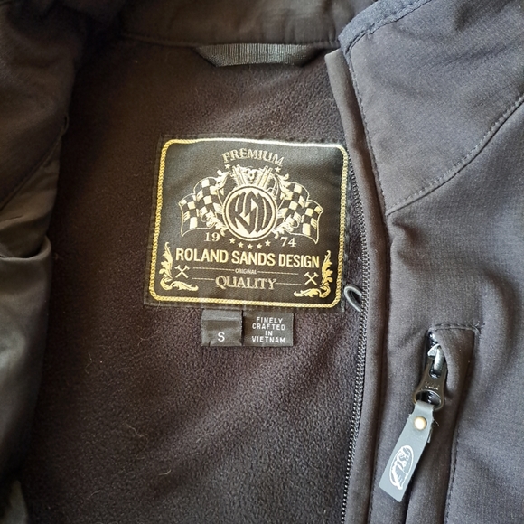 NWT Motorcycle Jacket Roland Sands W/liner Text Sentinel Anthra Body Protection - Picture 15 of 16